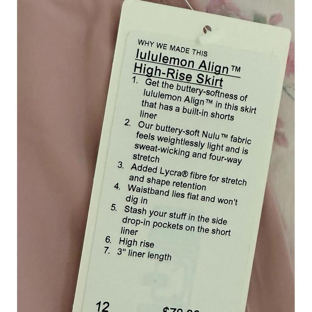 Lululemon Athletica Align Hi Rise Skirt - Picture 2 of 3